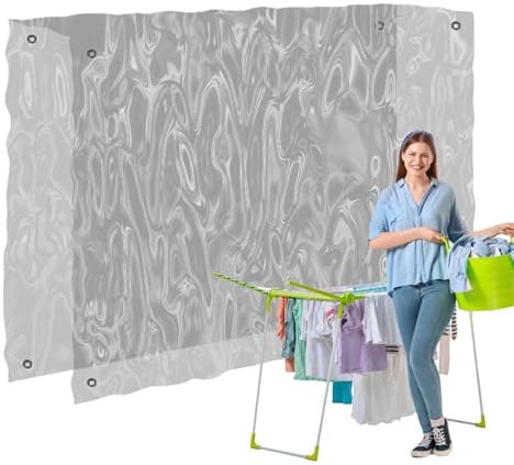Quorvex Wäscheständer Regenschutz Für Draußen | Regenschutz Für Wäscheständer Im Freien | PVC Wasserdicht Mit UV- Und Staubschutz Gegen Vogelkot