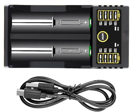 3. I 202 Dual-Speed USB Battery For 18650 18350 18490 Rechargeable Batteries 500mA 1000mA LED Indicators Battery Charging