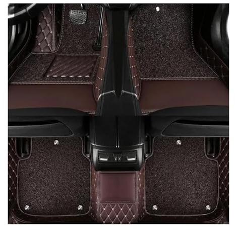 Auto Matte Für Mazda MX-5 2009 2010 2011 2012 2013 2014 Auto Fußmatten Auto Teppiche Fuß Coche(Kaffee)