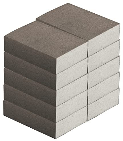 Schleifschwamm 10-er-Set I Körnung 36-280, DIY, Handschleifer I für verschiedene Materialien geeignet I hochwertiger Handschleifklotz, Schleifklotz, Schleifblock