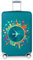 YEKEYI Reise Suitcase Protector Reißverschluss Koffer Abdeckung Waschbar Drucken Gepäck Abdeckung 18-32 Zoll (02BLUE, L)