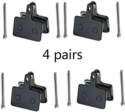 Bremsbeläge für Shimano/Tektro/TRP, halbmetallisch, 4 Paar