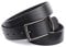 Anthoni Crown Herren Ledergürtel Gürtel, Schwarz, 100