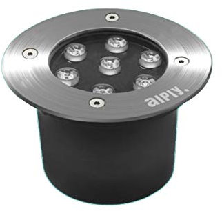 Aiply Spot LED Projecteur Extérieur Encastrable, Rond, Marque-place Piétinable, IP65, 7 W, Chaud