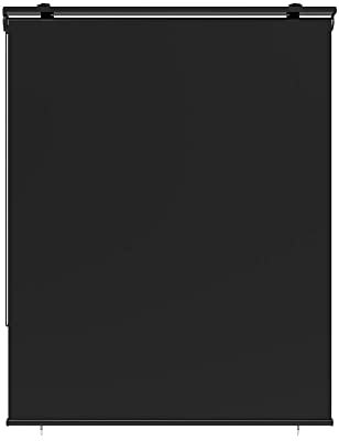 RED DECO Universal Houston - Estor Enrollable con Ganchillo, 120 x 225 cm, Color Gris