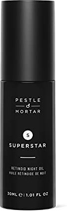Pestle & Mortar Superstar 2% Retinoid Night Oil, Overnight Face Serum, Anti Ageing and Reduces Wrinkles with Vitamin E, Vitamin C and organic oil, 30ml