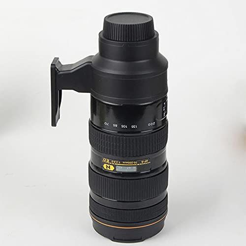 meowko Creative Simulation Lens thermos cup Stainless Steel Camera Lens Coffee Cup Handle Travel Vacuum flask gift thermo