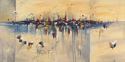 ART-PRINT-on-matt-paper-220gr- Charade of Desire Ligeros Cynthia - Abstraktes horizontales Bild Charade of Desire Kunstdruck 24_X_50_in