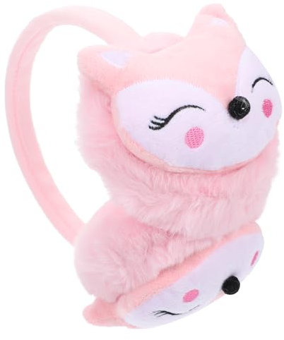 BESPORTBLE Ohrmuffen Winter Warme Ohrwärmer Plüsch Furry Ohrenschützer Falten Ohrabdeckungen Ohrschützer Für Kalte Wetter Jungen Mädchen Weihnachten Neujahr Geschenk Rosa