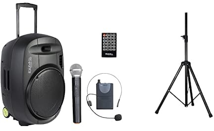 IBIZA PORT15VHF-MKII-TWS Bundle - 800W TWS-Box + SS03 Boxenständer