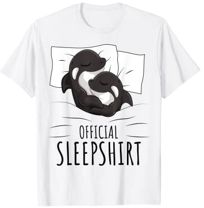 Orca Whale Offizielles Schlafshirt T-Shirt