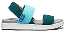 KEEN Damen Elle Backstrap Keilsandale, Sea Moss/Ipanema, 37 EU