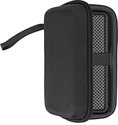 Geekria Nylon Speaker Case Cover, Compatible with Marshall Emberton II, Protective Soft Skin, Replacement Portable Speakers Travel Carrying Sleeve (Black)
