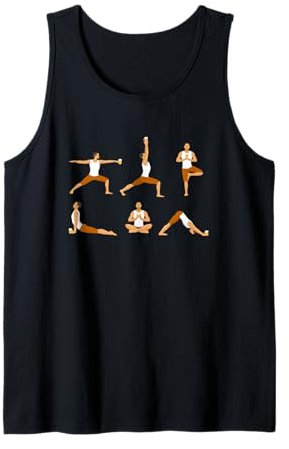 Körperhaltung Posting Entspannung Meditation Getränk Bier Yoga Tank Top