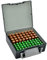 FULLCASE Battery Storage Organizer Holder Holds 72 AA AAA Batteries, Box Cases Garage Container, Home Drawer Organization Dispenser (Case Only) (Gray)