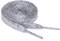 flintronic 1 Pares Cordones Planos de Lentejuelas Metálicas, 120cm Elasticos Cordones, Cordones Purpurina Repuesto, Plana Un tamaño Para Todos Unisexo, para Calzado Deporte y Botas