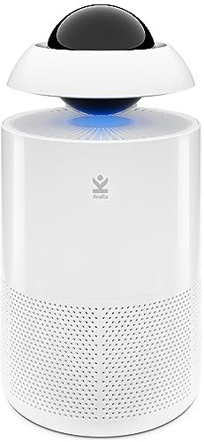 Avalla R-4000 Air Purifier for Personal Space, 100m³/h CADR, Long Life True HEPA, Active Carbon, 4 Speed, Allergen, Smoke, Dust, Pollen, Odours, VOC, Bacteria, Viruses, Pet Dander, IAQ, Ioniser