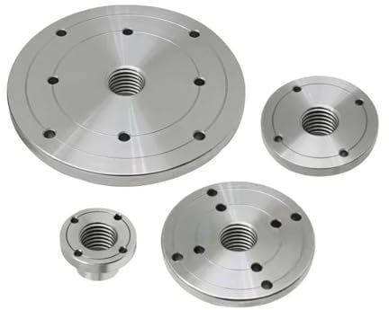 Holzdrehmaschine-Frontplatte for M33-M18-Gewinde, Holzbearbeitungs-Drehmaschinenfutter, 5,1 cm, 7,6 cm Flansch-Frontplatte, 1 Stück (Color : M18x 2.5 50mm)