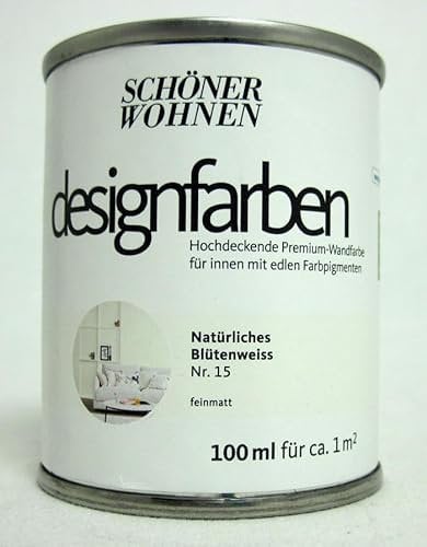 Designfarbe Natürliches Blütenweiß Nr.15 100 ml