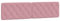 vidaXL Kissen für Kopfteil, Wandpolster Polsterpaneel Bettkopfteil, Rückenkissen Polsterkopfteil Wandkissen Schlafzimmer, Rosa 200cm Samt