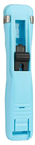 RPFROP Schreibtisch-Hefter, handlicher Papierklammer-Spender, Push-Tacker, Binder-Clips, Papierklemmen