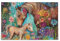 Pferd und Fohlen Frühlingspuzzles Puzzles, lustiges Puzzle für Erwachsene, fertige Größe 74,9 x 50 cm