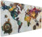 Tapis de Souris Carte du Monde Tapis de Souris XXL 1200x600x4mm Tapis de Souris Gamer Rétro Tapis de Souris Ergonomique,Base en Caoutchouc Antidérapante,Imperméable à l'eauPour Accessoire Gaming