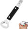 1PCS Beer Can Opener Army Stainless Steel Stab Can Opener Manual Black Magican Can Opener and Can Punch Opener or Beers Cans Beverages Small Can and Bottle Opener Can Tapper for Camping and Traveling