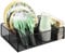 Metal Utensil Organizer for Kitchen Counter, Paper Plate Holder with Storage for Spoons, Forks, Plates, Napkins, Cups - Ideal for Parties, Camping, and Outdoor Events