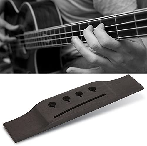Naroote Guitar Bridge, Bass Bridge, Praktische Mandolin -Gitarren -Mandoline für Anfänger (Ebenholz)