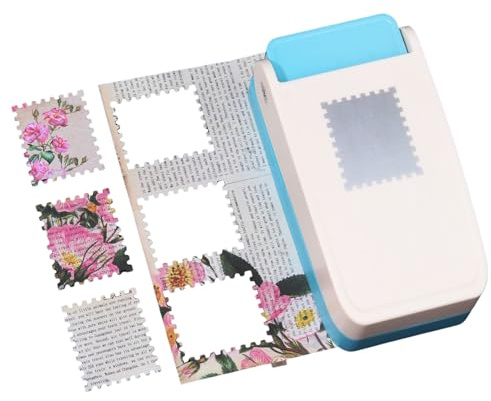 Motivstanzer Quadrat, Groß Stanzer Für Bastelpapier Papierstanzer Quadratischer Locher Quadratisch Lochstanzer Schneider Für Briefmarken Karten Notizbuch Ordner Journal Homeoffice Büro Und Schule