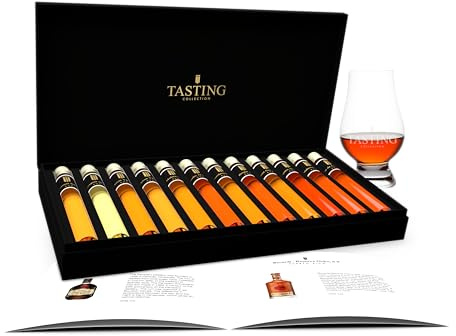 Rum Tasting Probierset 12 Fläschchen Verkostung im Geschenkset