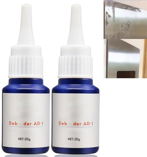 2PCS Super Glue Remover,Adhesive Remover,Sticky Stuff Remover,Hardened Glue Remover for All Surfaces,Car Sticker Remover,Label Remover,Multipurpose Gel Glue Remove,Adhesive Safely Removes Stickers