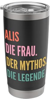 Funny German First Name Design - Alis Doppelwandiger Edelstahl-Thermobecher