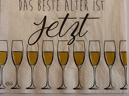 IHR Servietten Geburtstag 33 x 33 m