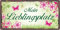 Großes Metallschild rostfrei Blechschild Schild mit lustigem Spruch im Vintage Retro Look (Mein Lieblingsplatz 33516