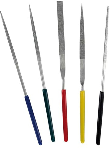 Vallejo 703004 - Mini-Diamantfeilen, 5 Stück -
