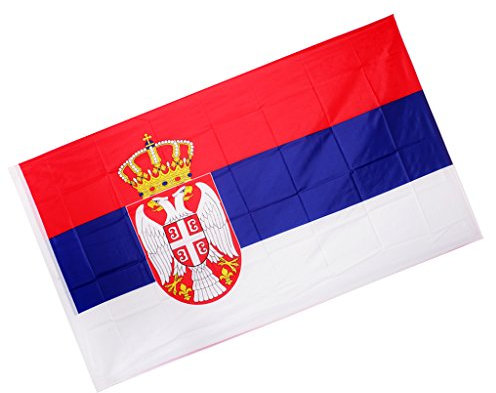 MagiDeal Flagge Fahne Serbien 90x150 cm Nationalflagge Nationalfahne