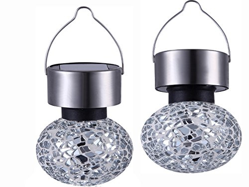 Globo LED Solarleuchte im Mosaik-Design - Gartendeko zum Aufhängen