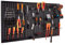 VonHaus Tool Pegboard - 44pc - Shed and Garage Wall Storage Board - Secure Organiser Wall Mounted for Hand Hammer, Screwdrivers, Wrenches, Spanners, Bits - Tool Board