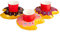 Inflatable Donut Drink Holder Ring, Assorted Colours, 3pcs, 20cm/8in