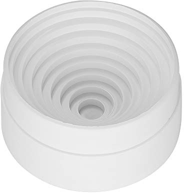 StonyLab Plastic Flask Stand, Stackable Polypropylene Round Bottom Flask Stand Flask Holder for Round Bottom Flasks up to 5L - 90 mm