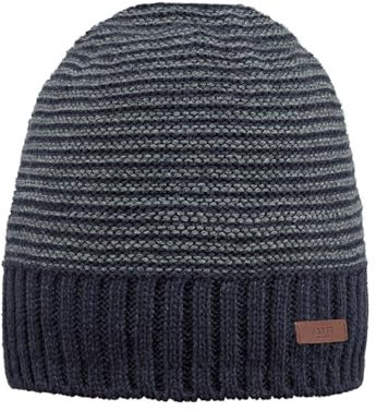 Barts David Beanie Strickmütze Herrenmütze (One Size - dunkelblau)