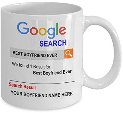 MIPOMALL Personalised Best Boyfriend Ever Mug, Boyfriend Present, Sentimental Gifts for Fiance from Girlfriend, Husband to be, Funny Coffee Mugs Tea Cup, Christmas