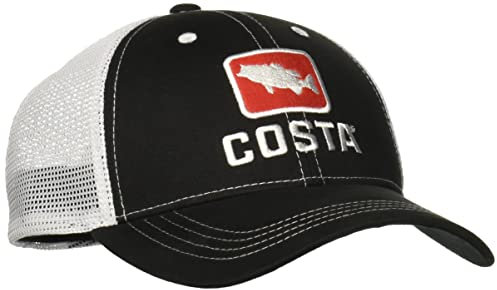 Costa Del Mar Unisex Trucker Hut, Schwarz/Weiß, Einheitsgröße