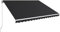 vidaXL Tenda da Sole Retrattile Manuale per Finestra Privacy Schermo Parasole a Scomparsa 400x300 cm in Tessuto PU Antracite Telaio in Alluminio