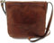 GIUDI ® - Umhängetasche, Damenhandtasche aus Rindsleder, echtes Leder, Made in Italy. (braun)