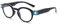 SKYWAY Lesebrille mit LED-Licht, Runde Lesebrille, Blaulicht Schutzbrille Spielbrille mit USB Wiederaufladbare fur Frauen Männer, Blendschutz UV-Schutz, Schwarz