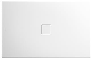 Kaldewei Duschwanne Conoflat Modell 784-1, 100 x 90 x 2,3 cm, Schwarz matt mit Secure Plus