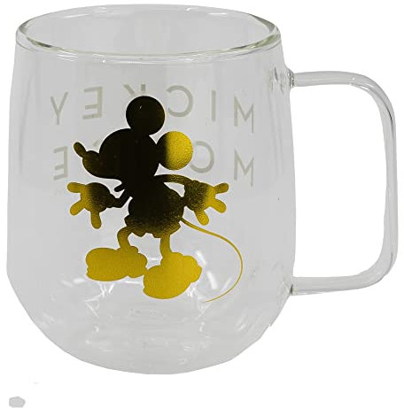 STOR Mug en verre double paroi Mickey 290ml